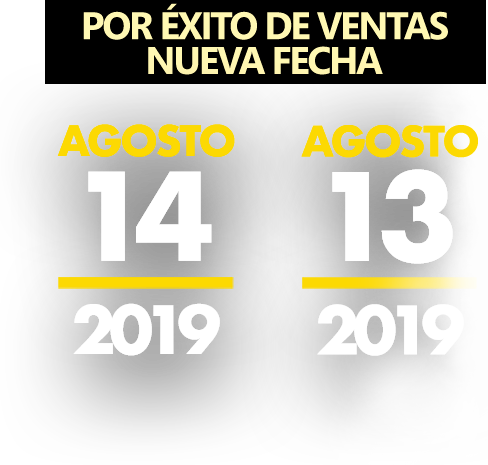 Movistar Arena - 14 de agosto 2019