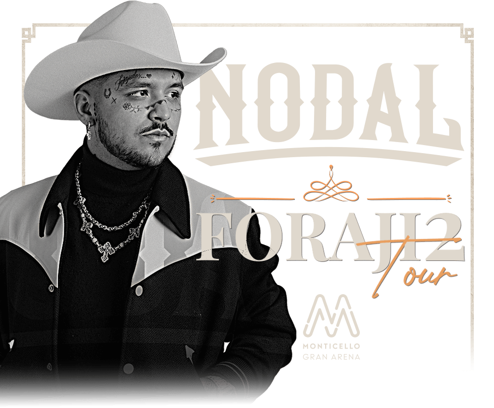 Nodal trae su Foraji2 Tour a Chile en agosto Gran Arena Monticello