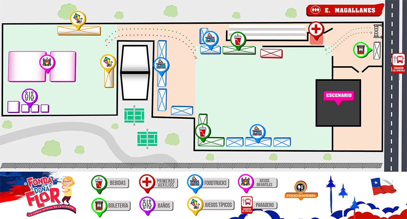 mapa de evento