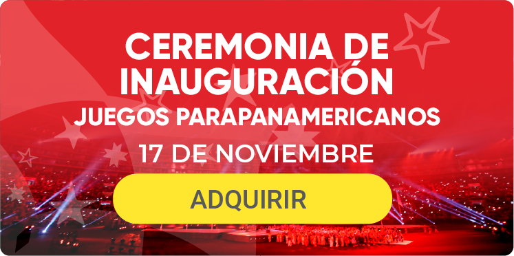 ceremonia parapanamericanos 17 de noviembre y 26 de noviembre
