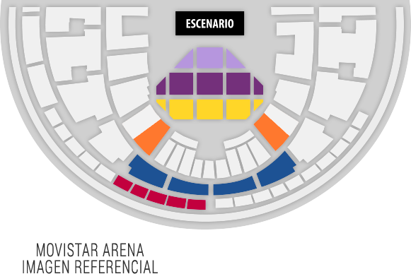 Mapa entradas Maria Callas Hologram Chile
