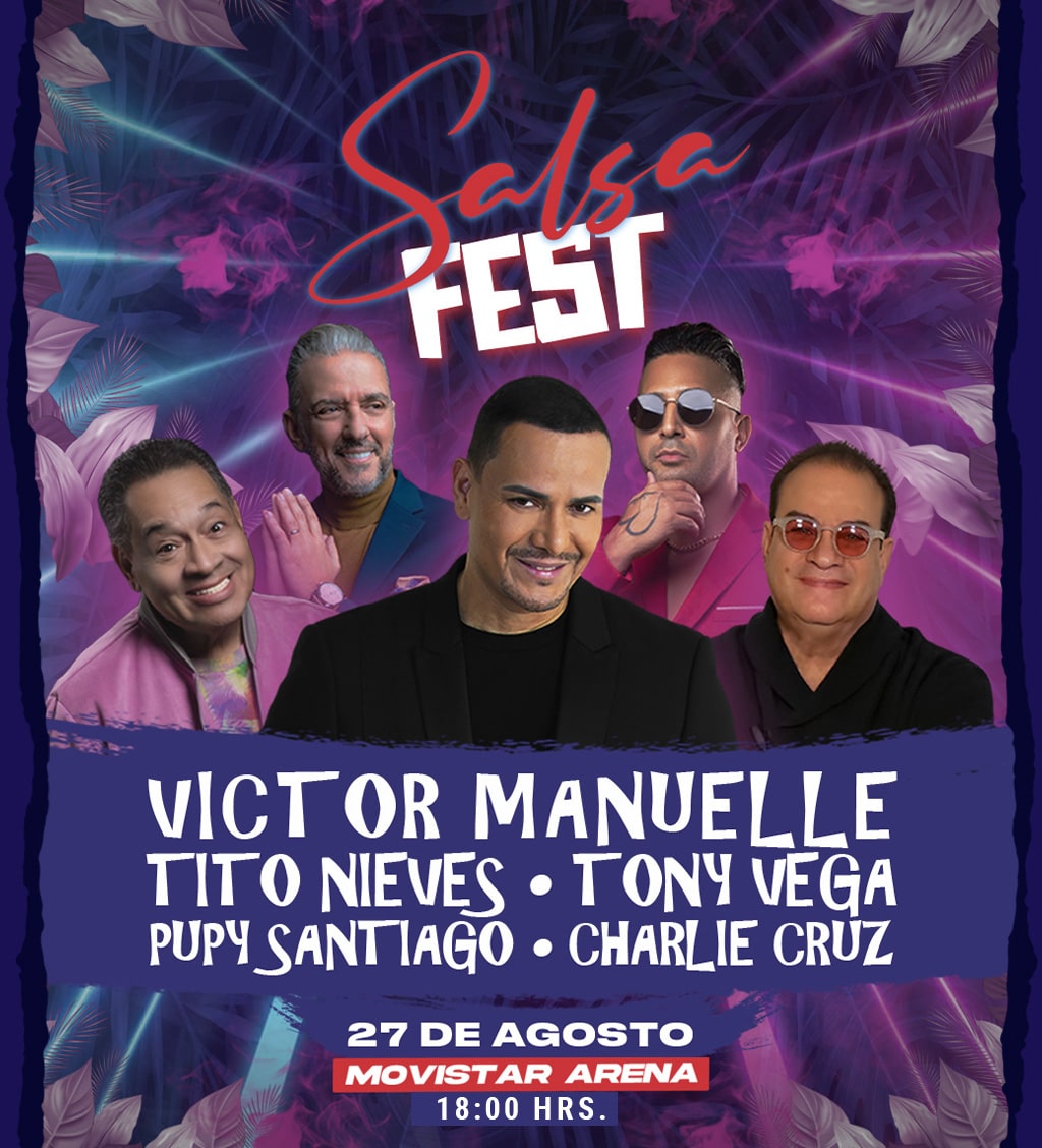 Salsa Fest Santiago 2023 Victor Manuelle, Tito Nieves, Tony Vega y más