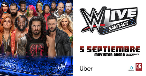 Resultado de imagen para WWE SANTIAGO 2019