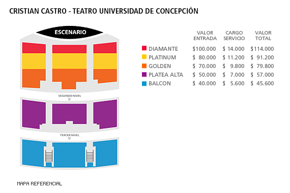 Cristian Castro - Teatro Universidad de Concepción