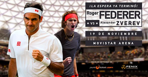 Entradas Roger Federer vs Alexander Zverev en Movistar ...