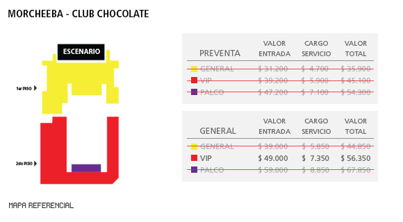 Mapa Morcheeba - Club Chocolate