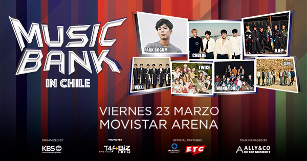 Music Bank in Chile | Venta oficial de entradas 2018