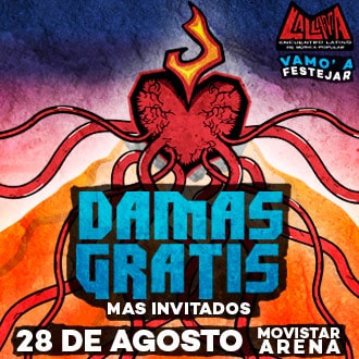 Entradas Festival La Llama Movistar Arena Santiago