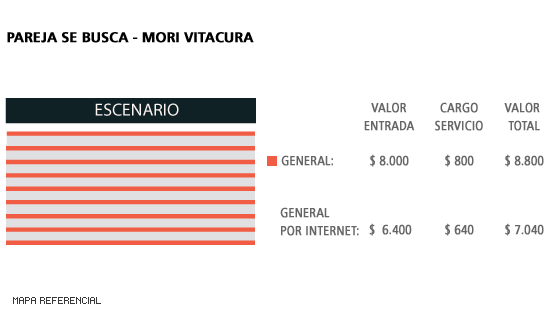 Entradas Pareja Se Busca Mori Vitacura Vitacura